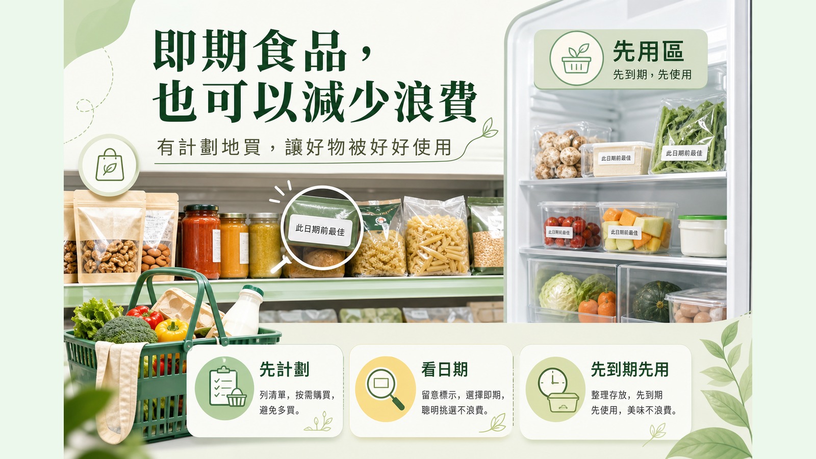 近日期食品，可能係減少浪費的一個答案